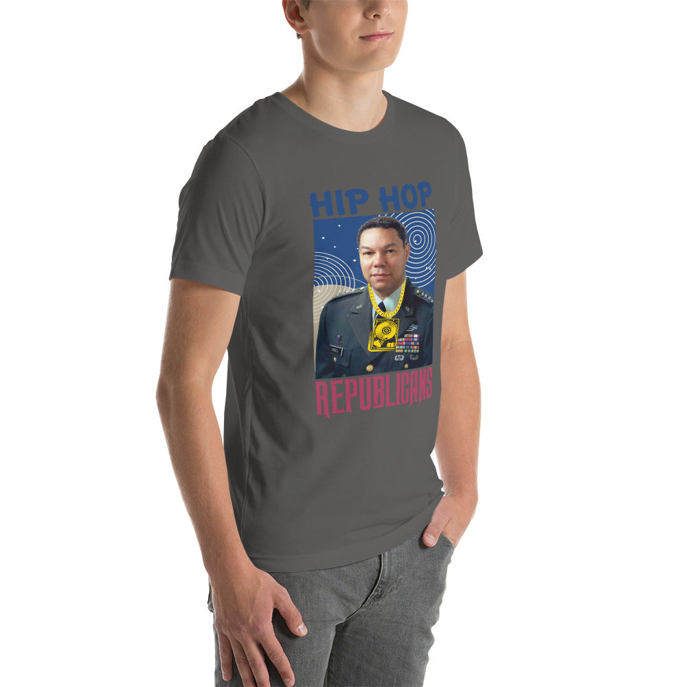 Breaking Barriers: Colin Powell x Hip Hop x Republican Tee Design