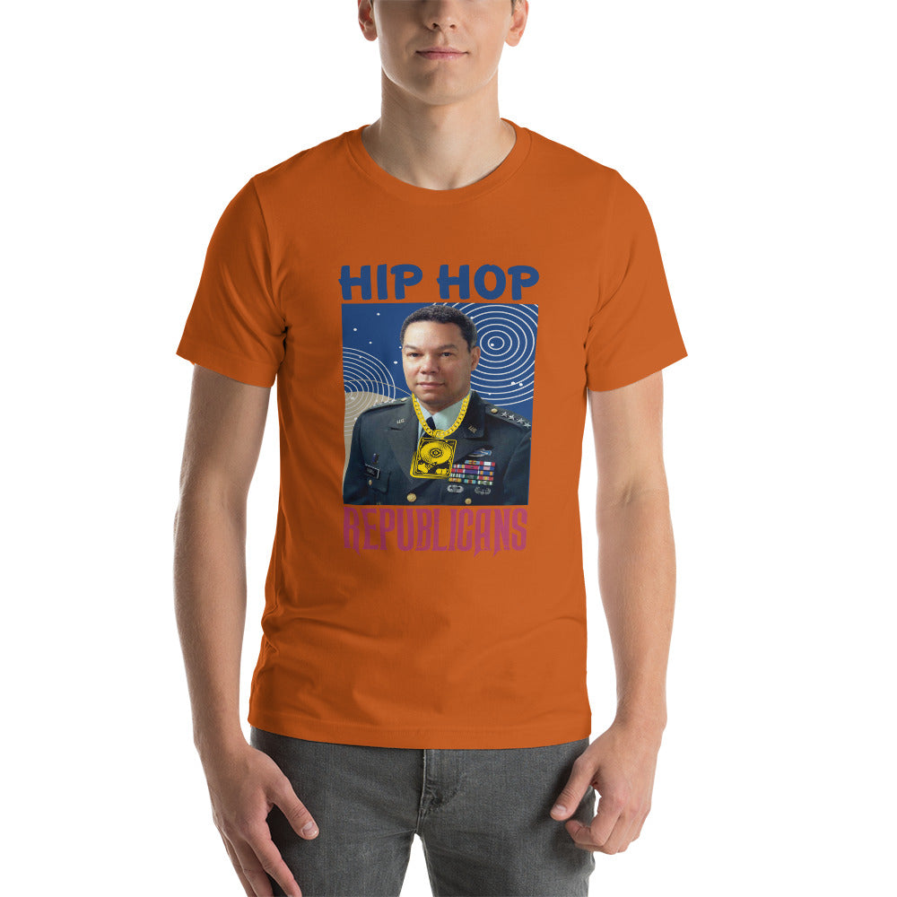 Breaking Barriers: Colin Powell x Hip Hop x Republican Tee Design