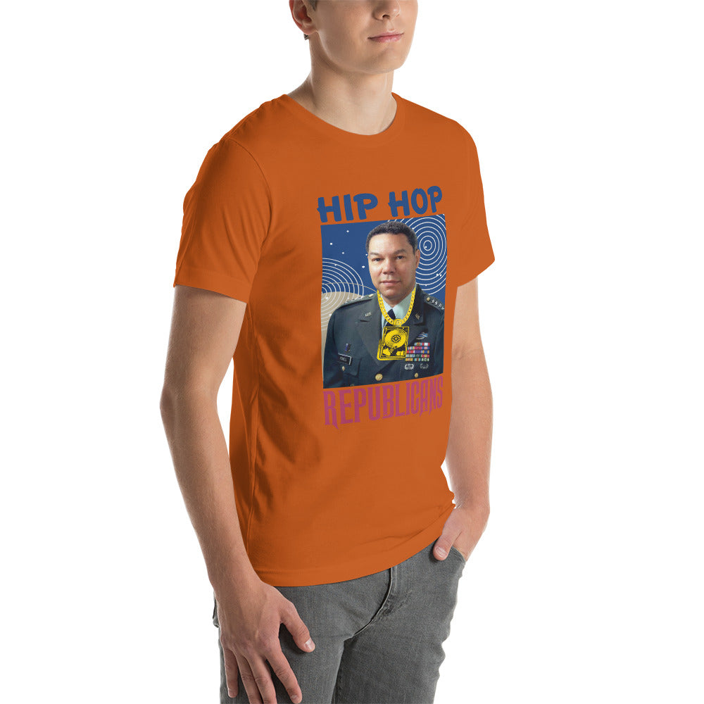 Breaking Barriers: Colin Powell x Hip Hop x Republican Tee Design