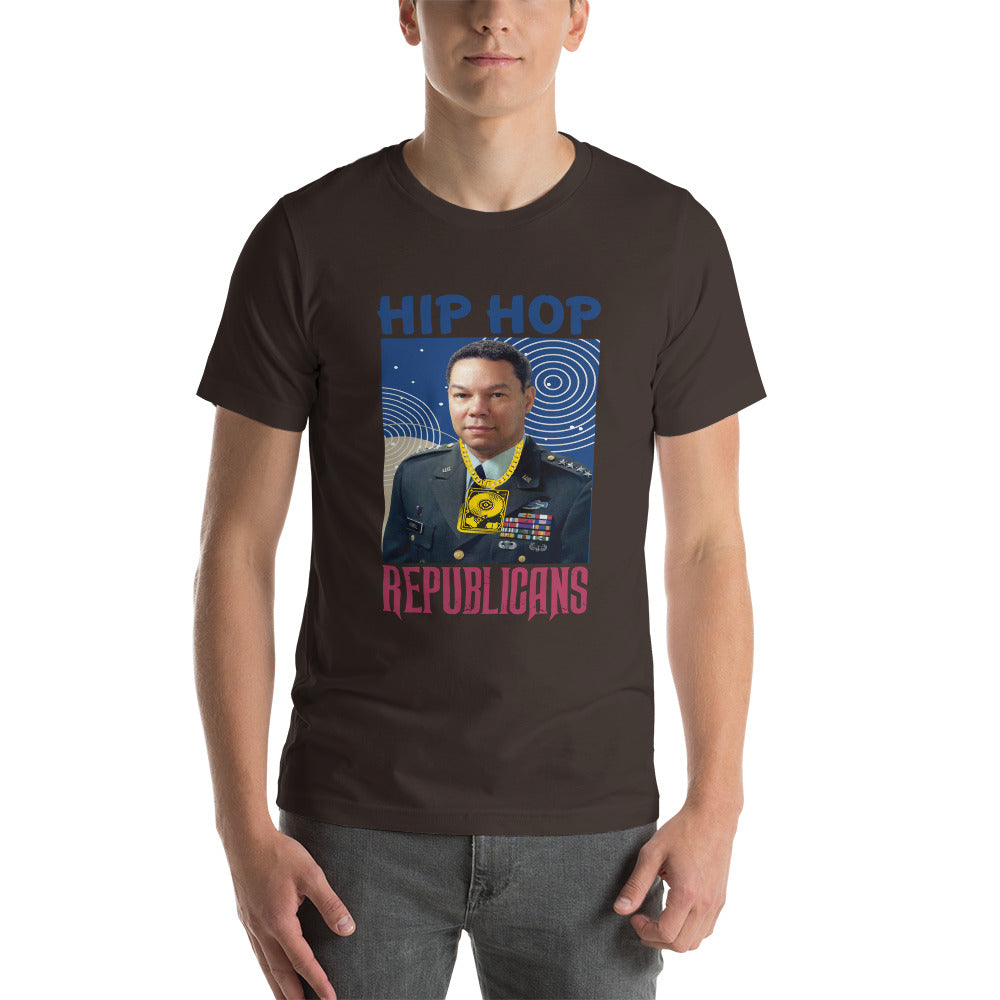 Breaking Barriers: Colin Powell x Hip Hop x Republican Tee Design