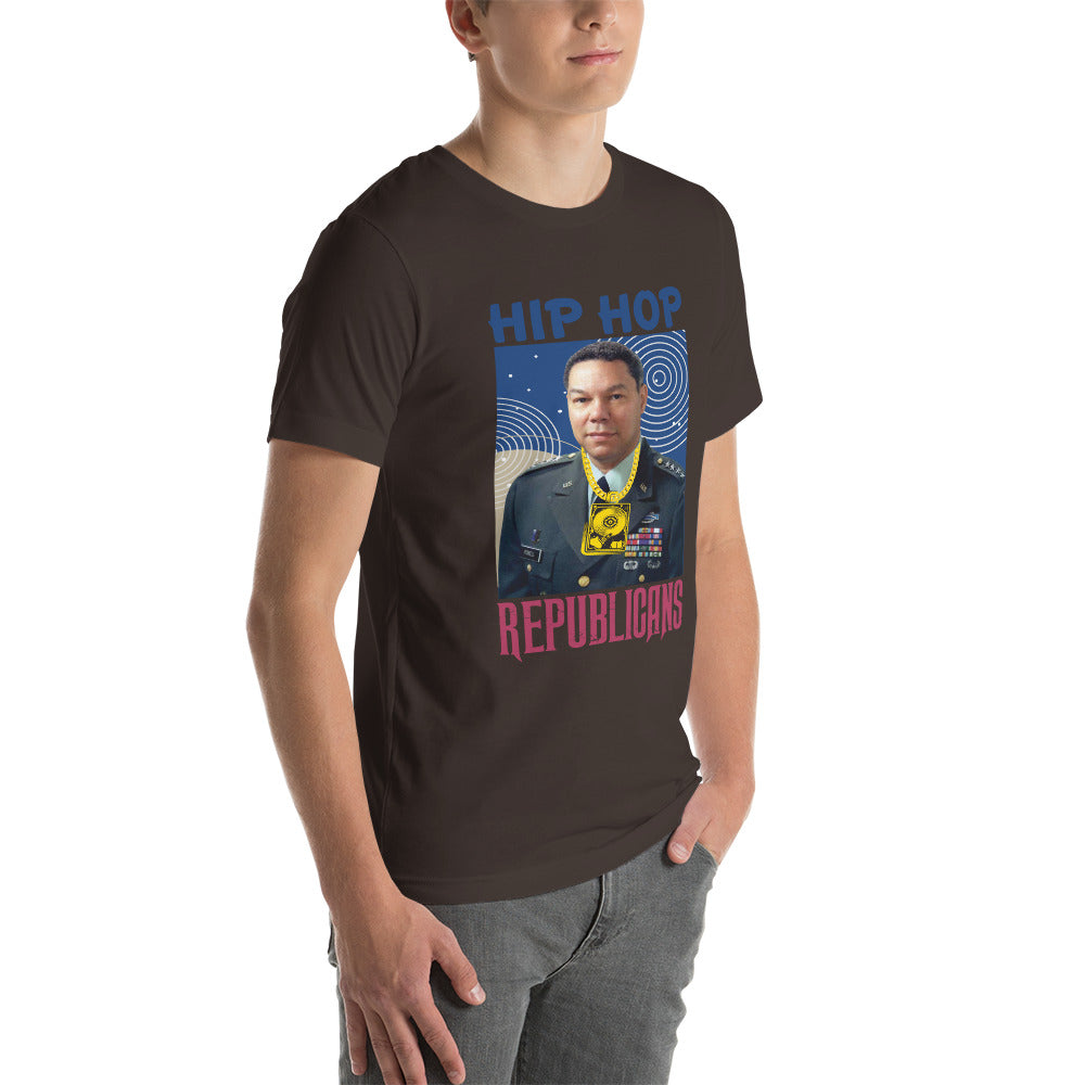 Breaking Barriers: Colin Powell x Hip Hop x Republican Tee Design