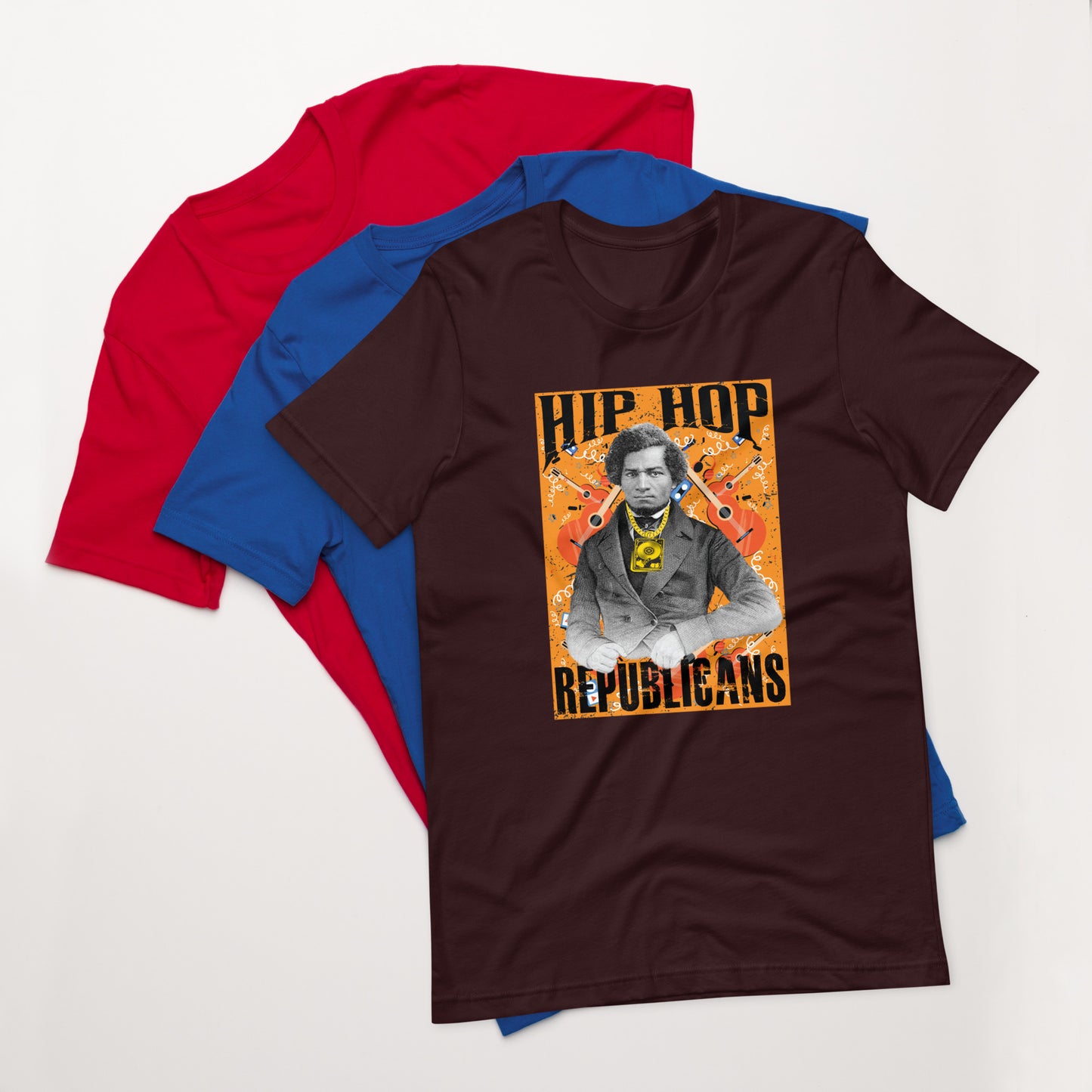 Championing Freedom: Frederick Douglass x Hip Hop x Republican Tee Design