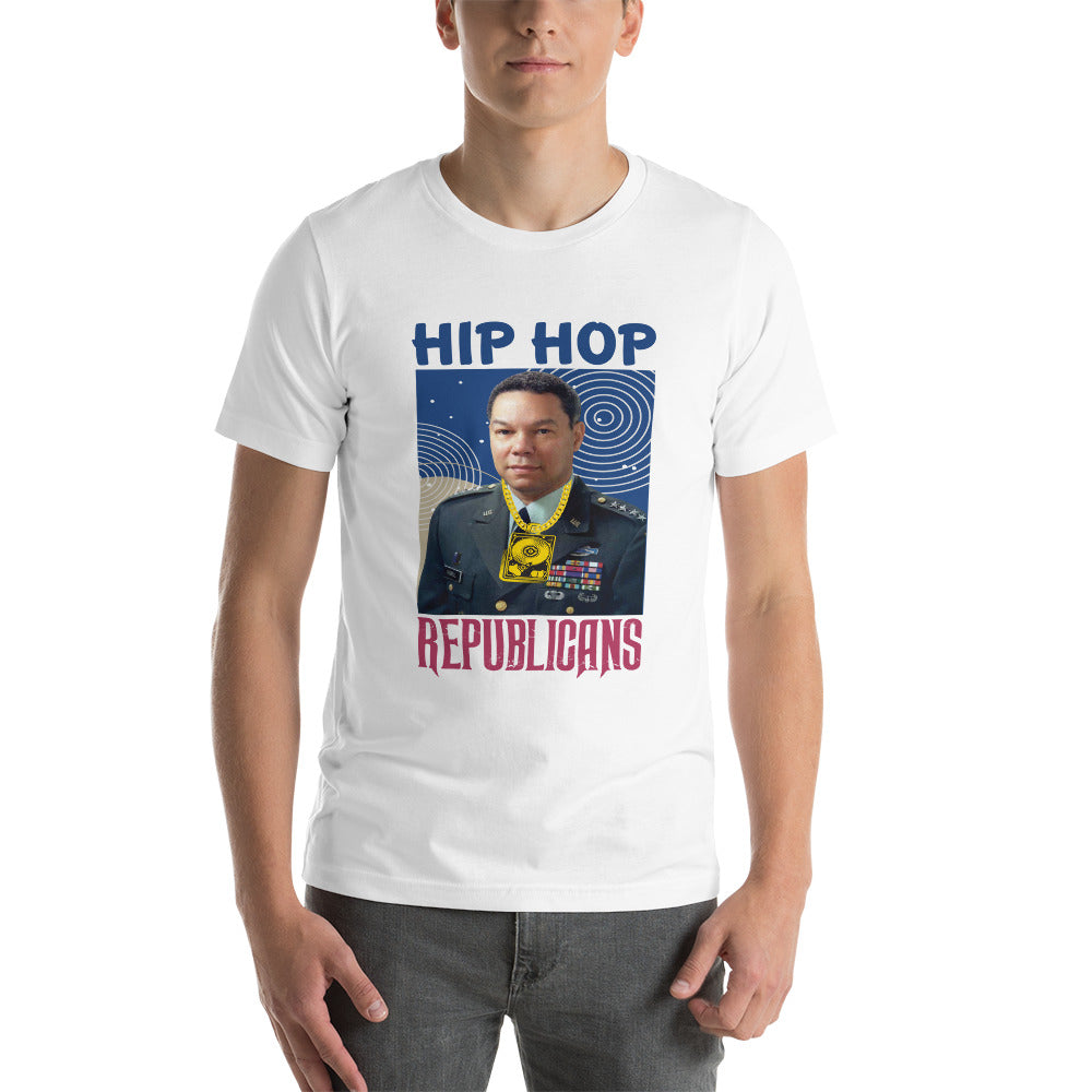 Breaking Barriers: Colin Powell x Hip Hop x Republican Tee Design