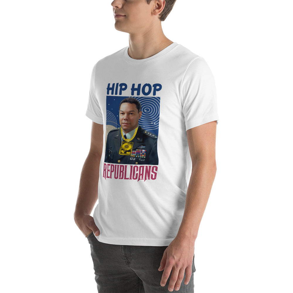 Breaking Barriers: Colin Powell x Hip Hop x Republican Tee Design