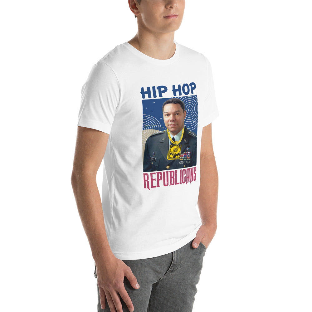 Breaking Barriers: Colin Powell x Hip Hop x Republican Tee Design