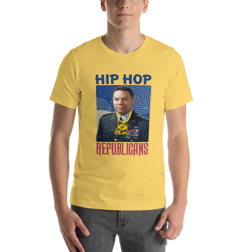 Breaking Barriers: Colin Powell x Hip Hop x Republican Tee Design