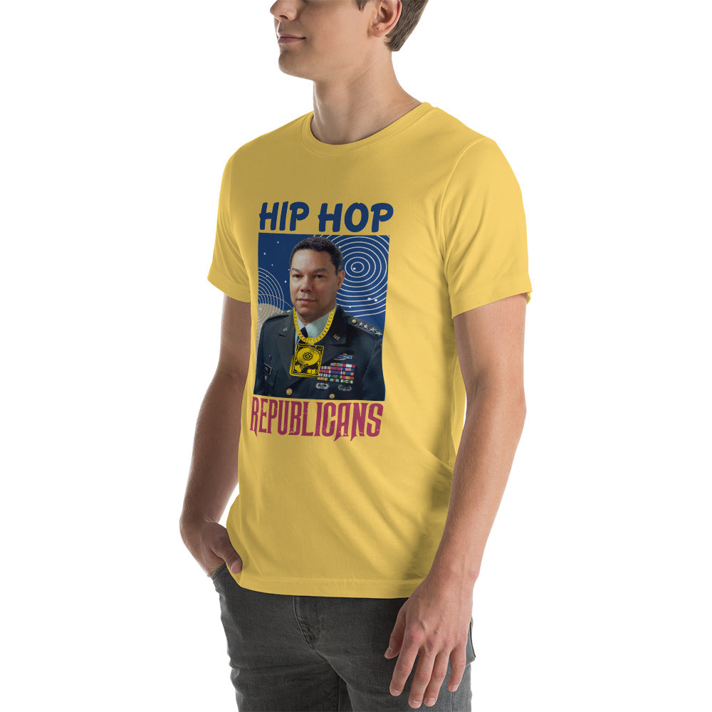 Breaking Barriers: Colin Powell x Hip Hop x Republican Tee Design