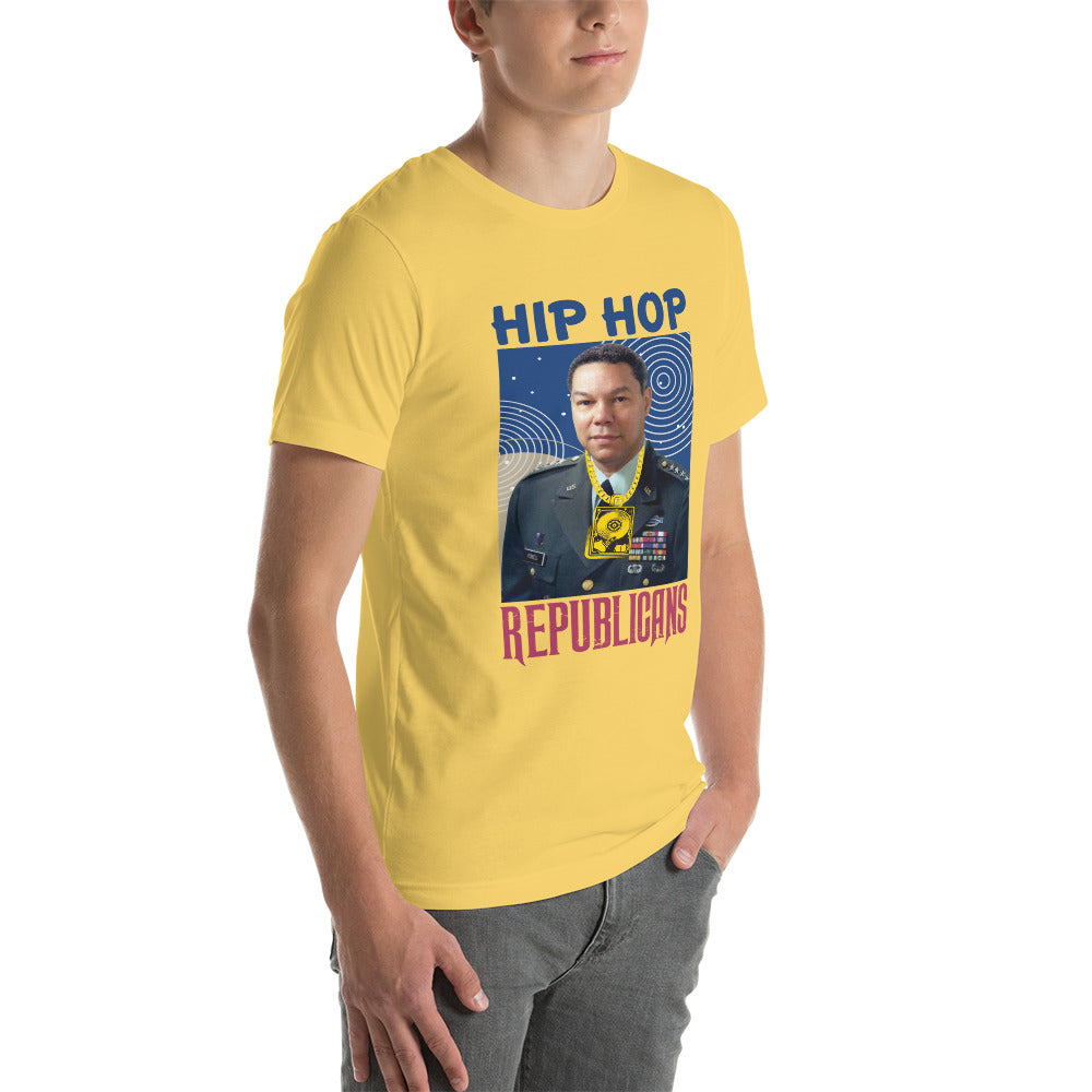 Breaking Barriers: Colin Powell x Hip Hop x Republican Tee Design